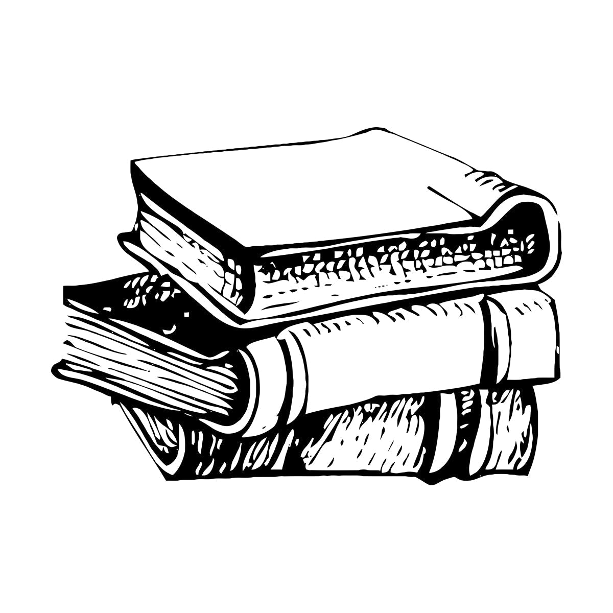 Lettering Decals Vintage Edition Book Book Shop Removable Without Leaving Glue