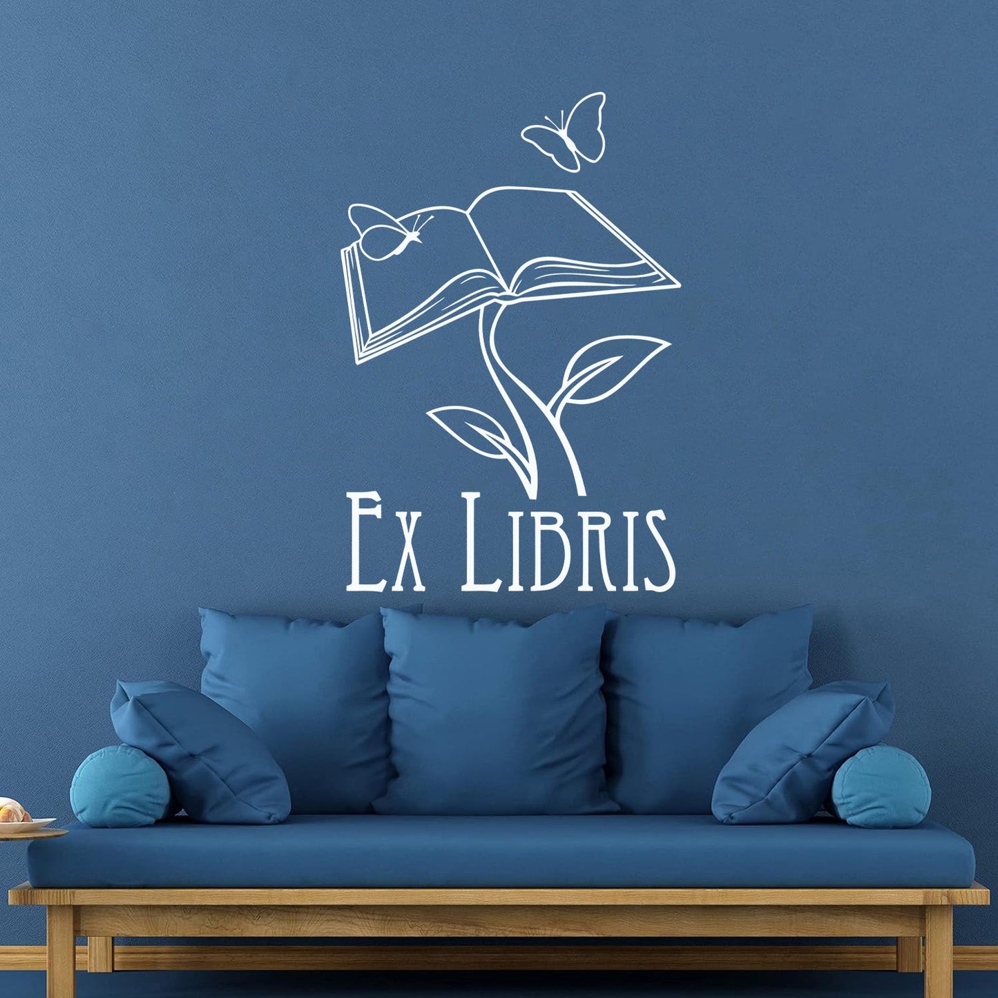 Lettering Stickers Book Library Bookworm Bookstore Study School Do Not Damage The Wall Surface