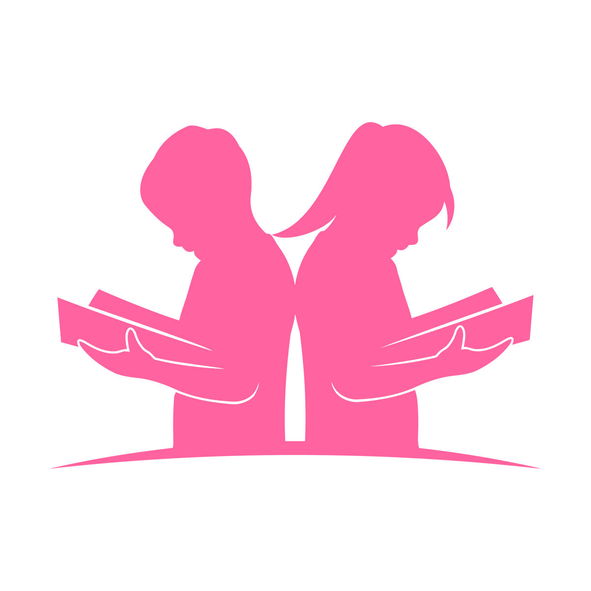 Kids With Books Book Shop Children Boy And Girl Knowledge Library Wall Decals Paster Paper Multi Color Selection