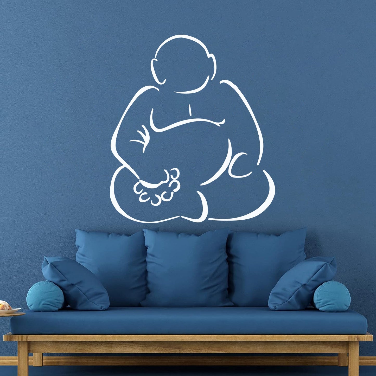 Hotei Figure Talisman Luck Feng Shui Wall Decals Pvc Car Body Decoration