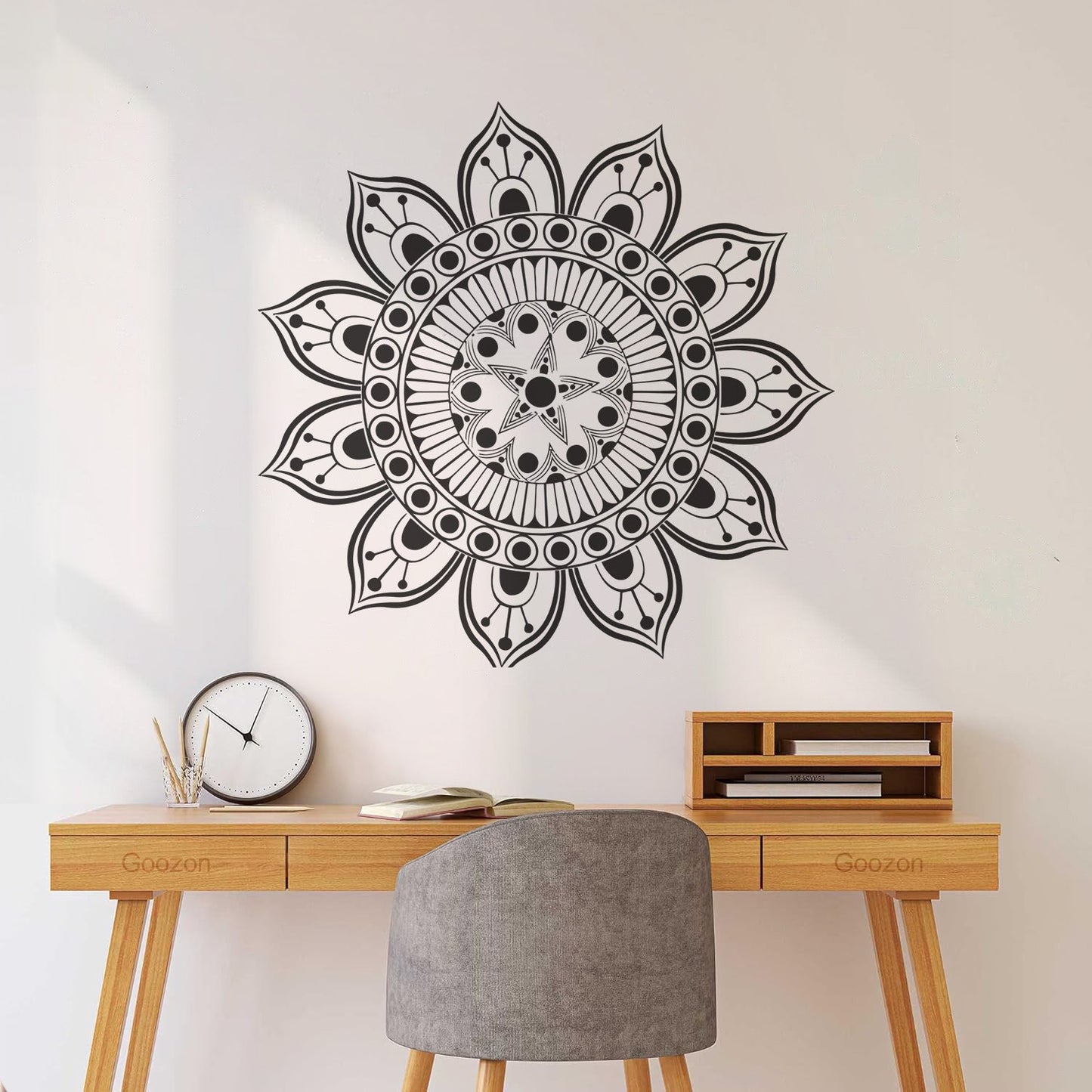 Mural And Wall Vinyl Decal Ornament Circle Mandala Meditation Relaxation Yoga Studio Do Not Damage The Wall Surface