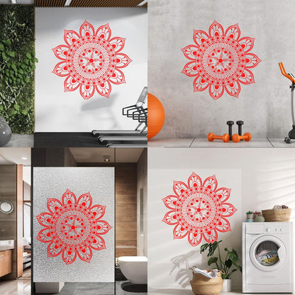 Mural And Wall Vinyl Decal Ornament Circle Mandala Meditation Relaxation Yoga Studio Do Not Damage The Wall Surface