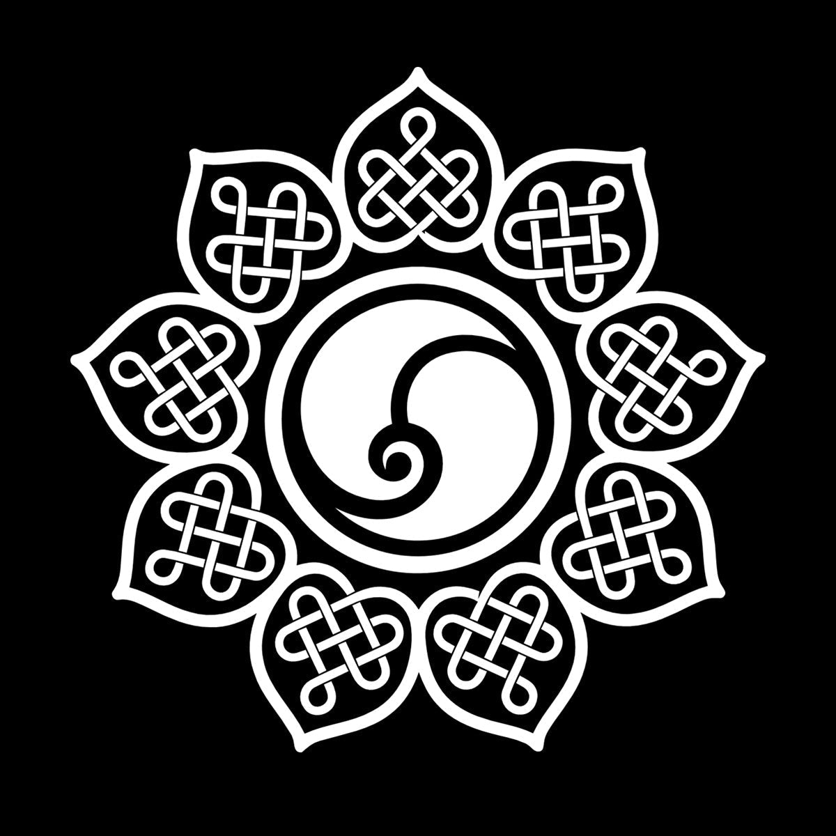 Wall Stickers Paster Paper Mandala Yoga Hinduism Zen Yin Yang Multi Color Selection