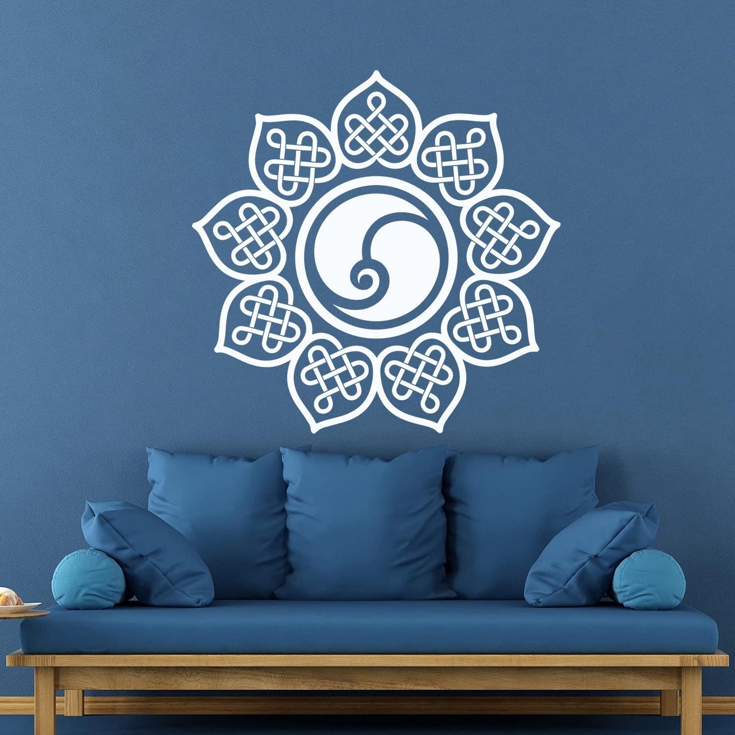 Wall Stickers Paster Paper Mandala Yoga Hinduism Zen Yin Yang Multi Color Selection