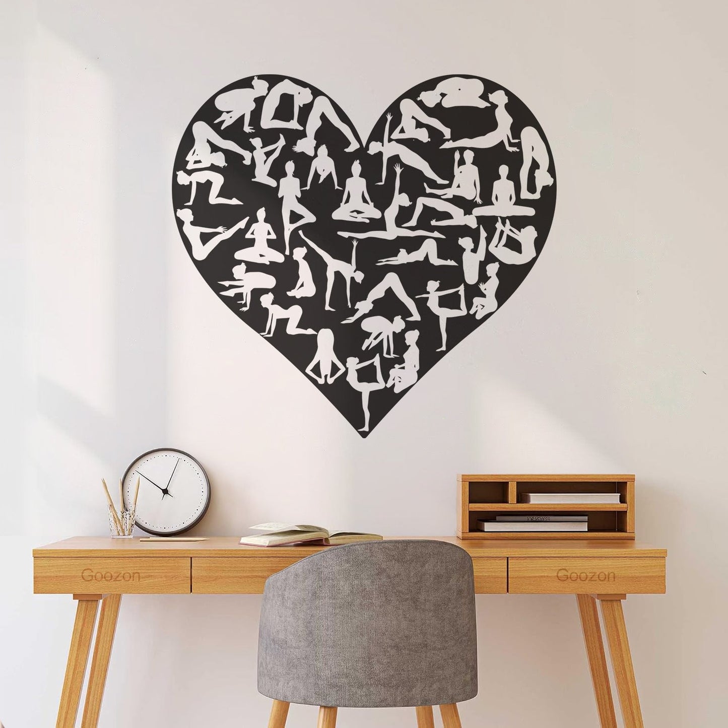 Engraving Stickers Lifestyle Yoga Center Pilates Pose Fitnesscenter Studio It Won'T Fall Off