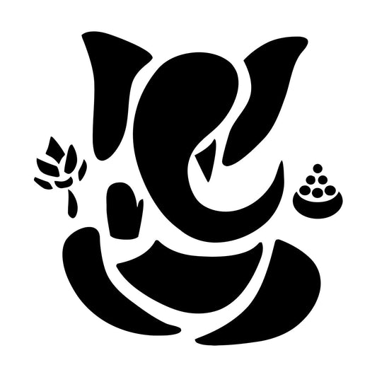 Abstract Ganesha Hindu Hinduism Vedas God Wall Decals Paster Paper Personalized Customization