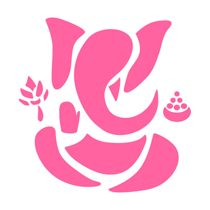 Abstract Ganesha Hindu Hinduism Vedas God Wall Decals Paster Paper Personalized Customization