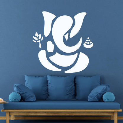 Abstract Ganesha Hindu Hinduism Vedas God Wall Decals Paster Paper Personalized Customization