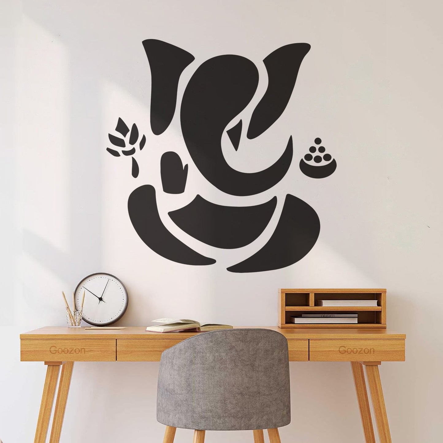 Abstract Ganesha Hindu Hinduism Vedas God Wall Decals Paster Paper Personalized Customization