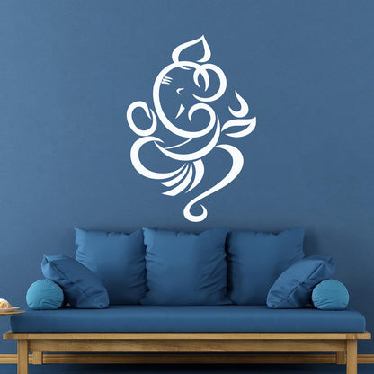 Mural And Wall Vinyl Decal Ganesha Abstract God Hindu Hinduism Religion Window Decals
