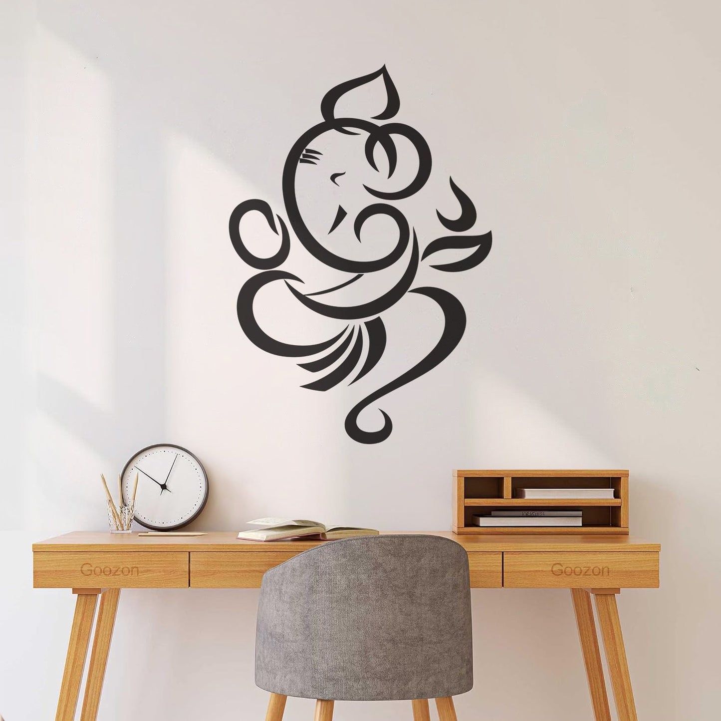 Mural And Wall Vinyl Decal Ganesha Abstract God Hindu Hinduism Religion Window Decals