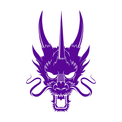 Wall Decals Paster Paper Asian Chinese Dragon Head Multiple Size Options