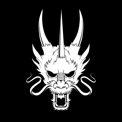 Wall Decals Paster Paper Asian Chinese Dragon Head Multiple Size Options