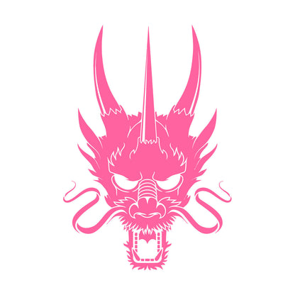 Wall Decals Paster Paper Asian Chinese Dragon Head Multiple Size Options