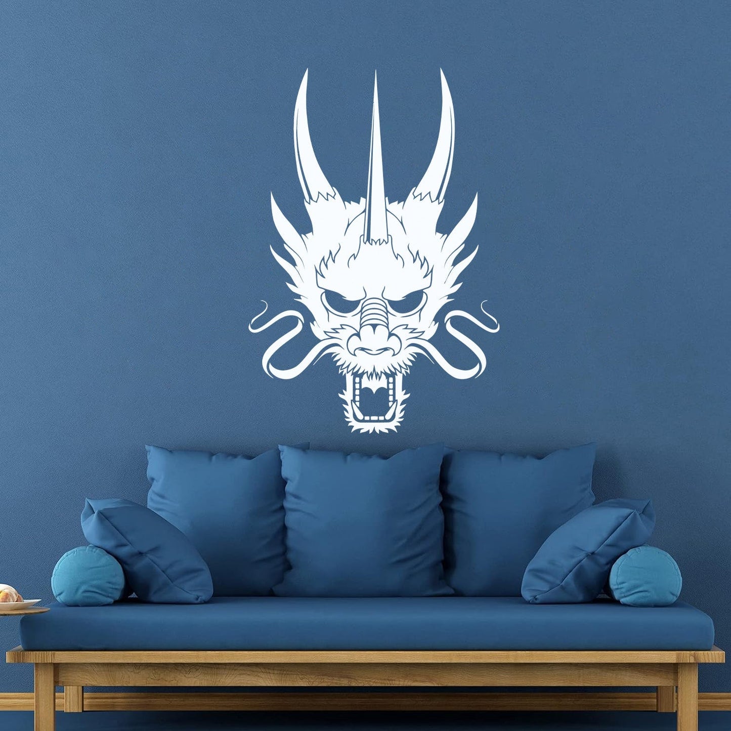 Wall Decals Paster Paper Asian Chinese Dragon Head Multiple Size Options