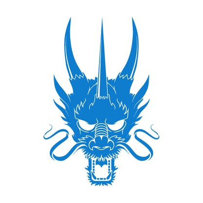 Wall Decals Paster Paper Asian Chinese Dragon Head Multiple Size Options