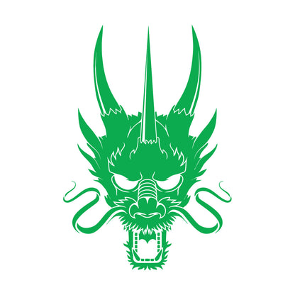 Wall Decals Paster Paper Asian Chinese Dragon Head Multiple Size Options