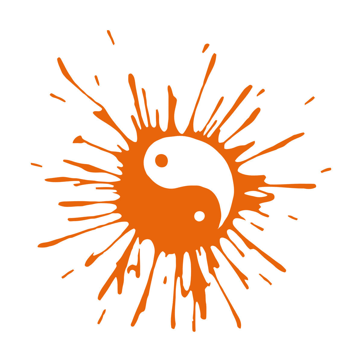 Engraving Decals Blot Yin Yang Symbol Buddhism Asian Style Can Modify And Add Information