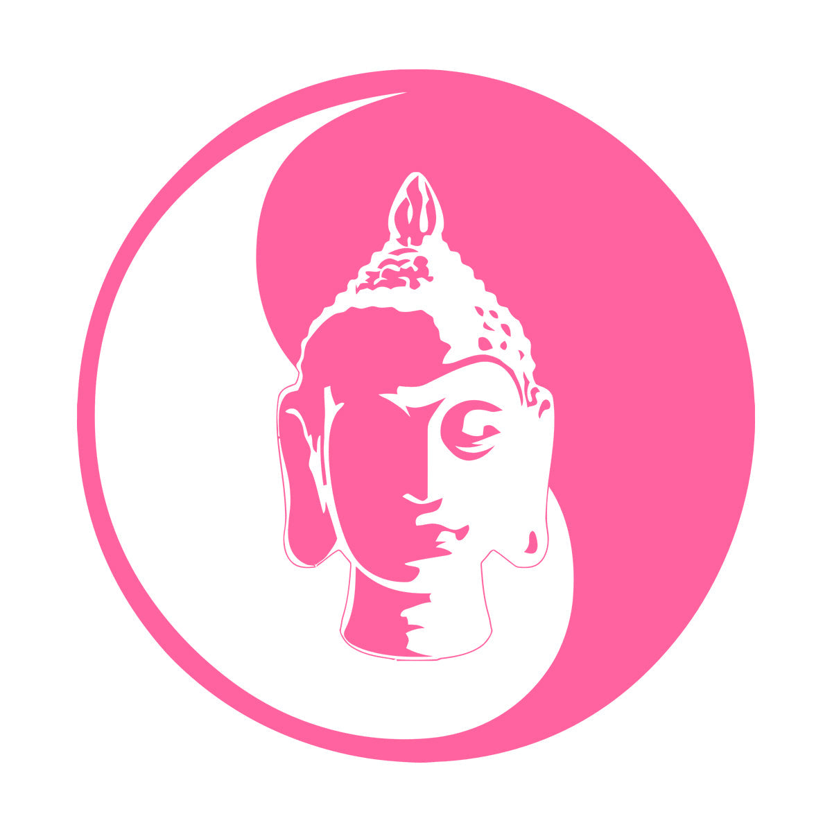 Wall Decals Paster Paper Buddha Meditation Yin Yang Zen Buddhism Tao Self Adhesive