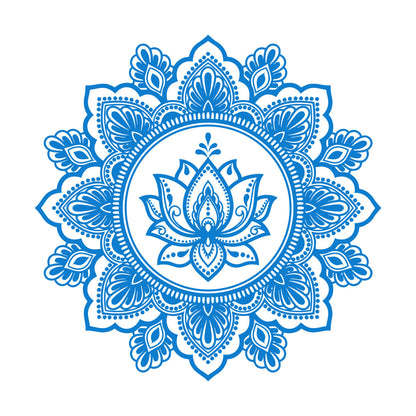 Vinyl Wall Decals Circle Ornament Mandala Meditation Lotus Car Body Decoration