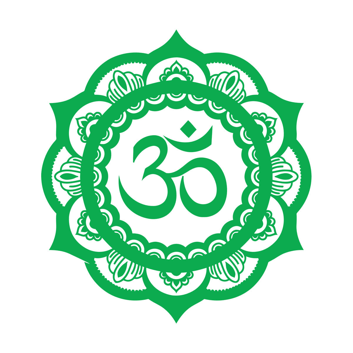 Mural And Wall Vinyl Decal Circle Ornament Pattern Beautiful Mandala Glass Stickers