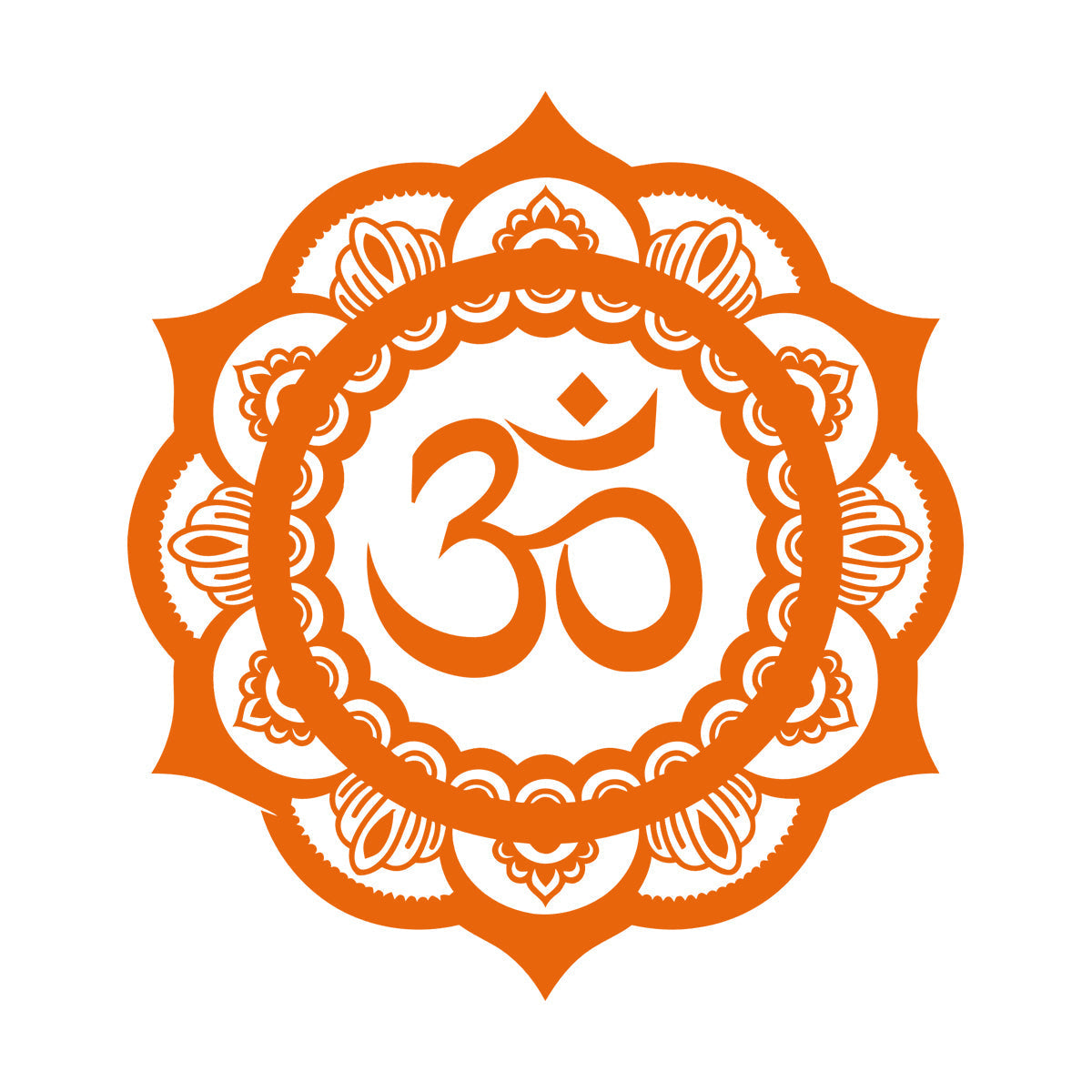 Mural And Wall Vinyl Decal Circle Ornament Pattern Beautiful Mandala Glass Stickers