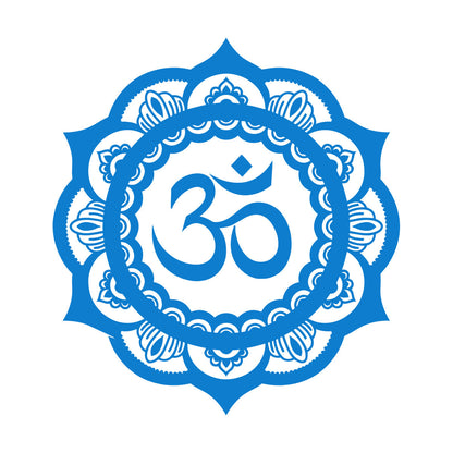 Mural And Wall Vinyl Decal Circle Ornament Pattern Beautiful Mandala Glass Stickers