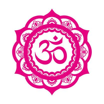 Mural And Wall Vinyl Decal Circle Ornament Pattern Beautiful Mandala Glass Stickers