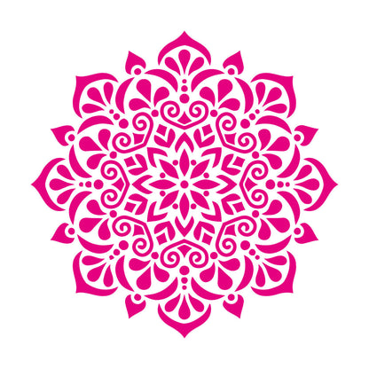 Circle Ornament Pattern Beautiful Mandala Wall Stickers Paster Paper Store Decoration