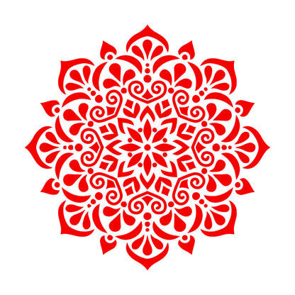 Circle Ornament Pattern Beautiful Mandala Wall Stickers Paster Paper Store Decoration