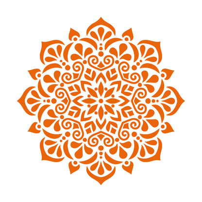 Circle Ornament Pattern Beautiful Mandala Wall Stickers Paster Paper Store Decoration