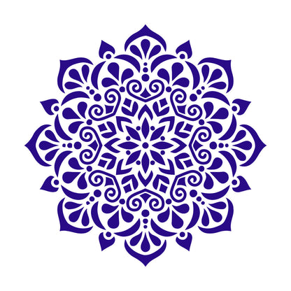 Circle Ornament Pattern Beautiful Mandala Wall Stickers Paster Paper Store Decoration