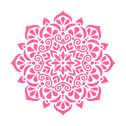 Circle Ornament Pattern Beautiful Mandala Wall Stickers Paster Paper Store Decoration