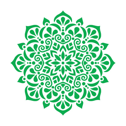 Circle Ornament Pattern Beautiful Mandala Wall Stickers Paster Paper Store Decoration