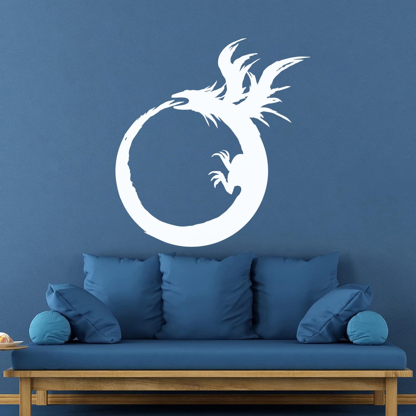 Lettering Stickers Dragon Enso Circle Symbol Buddhism Multiple Size Options