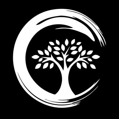 Wall Stickers Enso Circle Symbol Buddhism Religion Tree Store Decoration