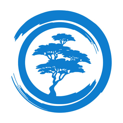 Vinyl Wall Stickers Enzo Circle Zen Tree Mediation Japan Art Mural Painting