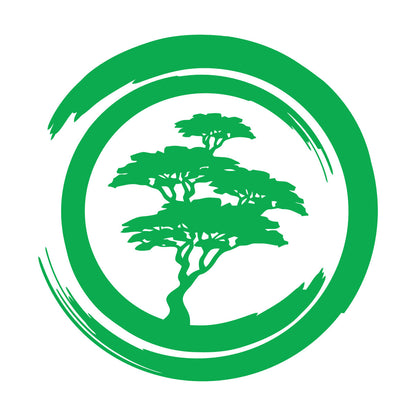 Vinyl Wall Stickers Enzo Circle Zen Tree Mediation Japan Art Mural Painting