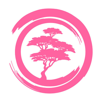 Vinyl Wall Stickers Enzo Circle Zen Tree Mediation Japan Art Mural Painting