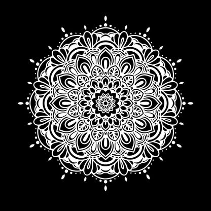 Wall Stickers Paster Paper Floral Ornament Pattern Beautiful Mandala Can Modify And Add Information