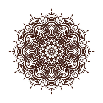 Wall Stickers Paster Paper Floral Ornament Pattern Beautiful Mandala Can Modify And Add Information