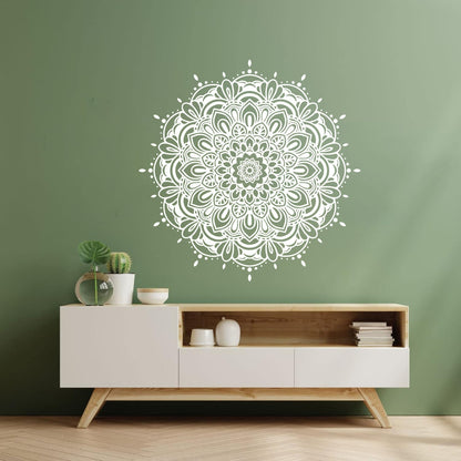 Wall Stickers Paster Paper Floral Ornament Pattern Beautiful Mandala Can Modify And Add Information