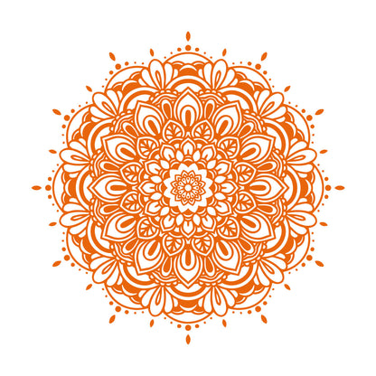 Wall Stickers Paster Paper Floral Ornament Pattern Beautiful Mandala Can Modify And Add Information