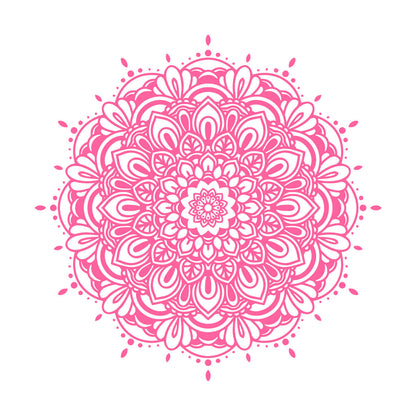 Wall Stickers Paster Paper Floral Ornament Pattern Beautiful Mandala Can Modify And Add Information