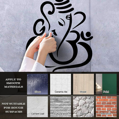 Lettering Decals Ganesha Elephant God Hinduism Tattoo Culture