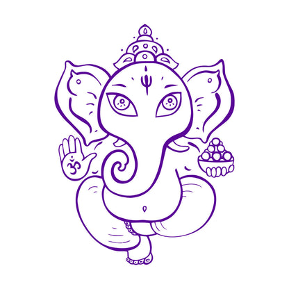 Wall Decals Paster Paper Ganesha God Hindu India Elephant Do Not Damage The Wall Surface