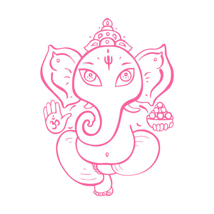 Wall Decals Paster Paper Ganesha God Hindu India Elephant Do Not Damage The Wall Surface