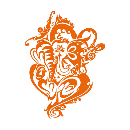 Wall Stickers Paster Paper Ganesha India Elephant Ornament Waterproof