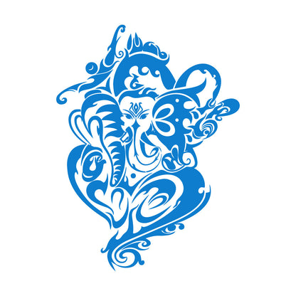 Wall Stickers Paster Paper Ganesha India Elephant Ornament Waterproof