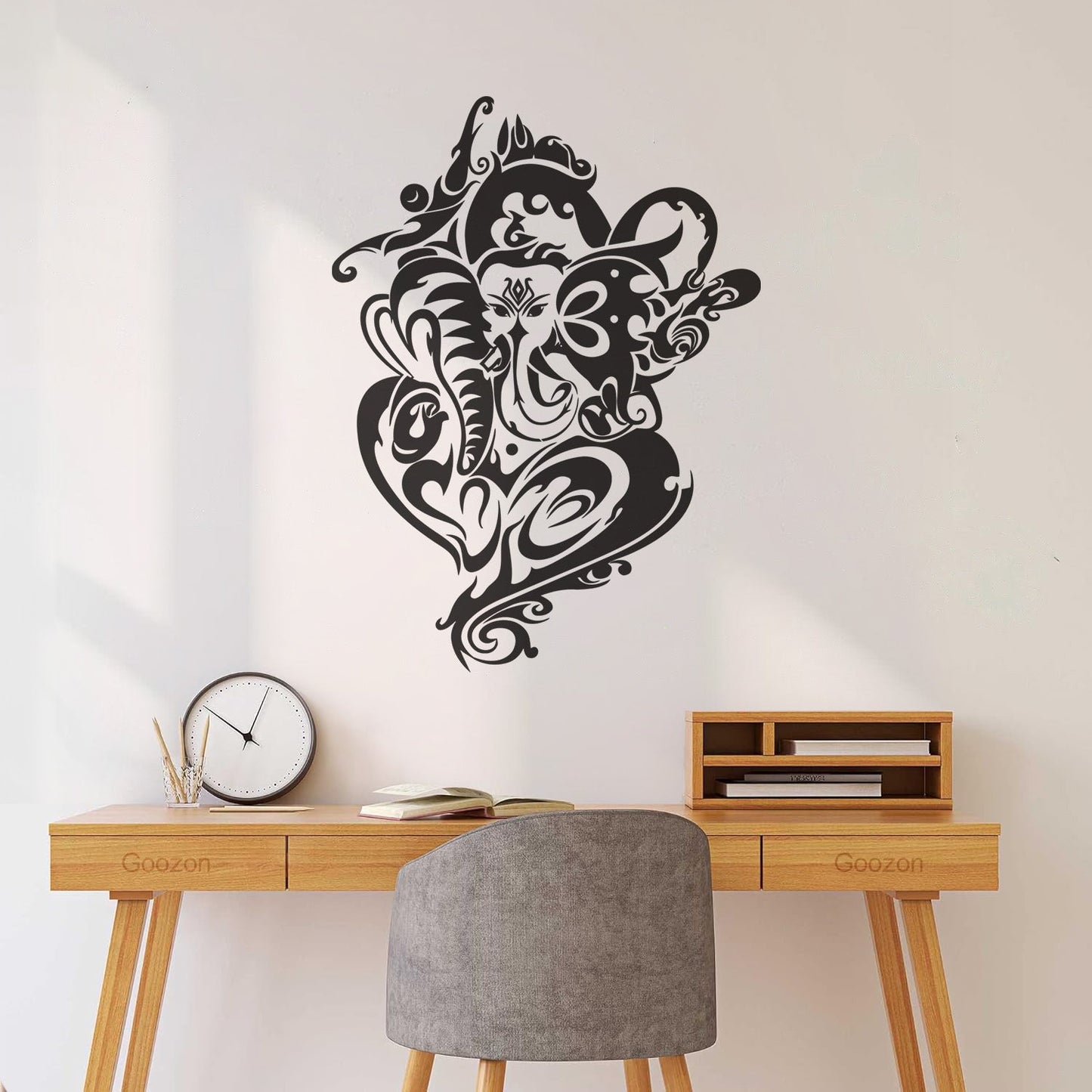 Wall Stickers Paster Paper Ganesha India Elephant Ornament Waterproof